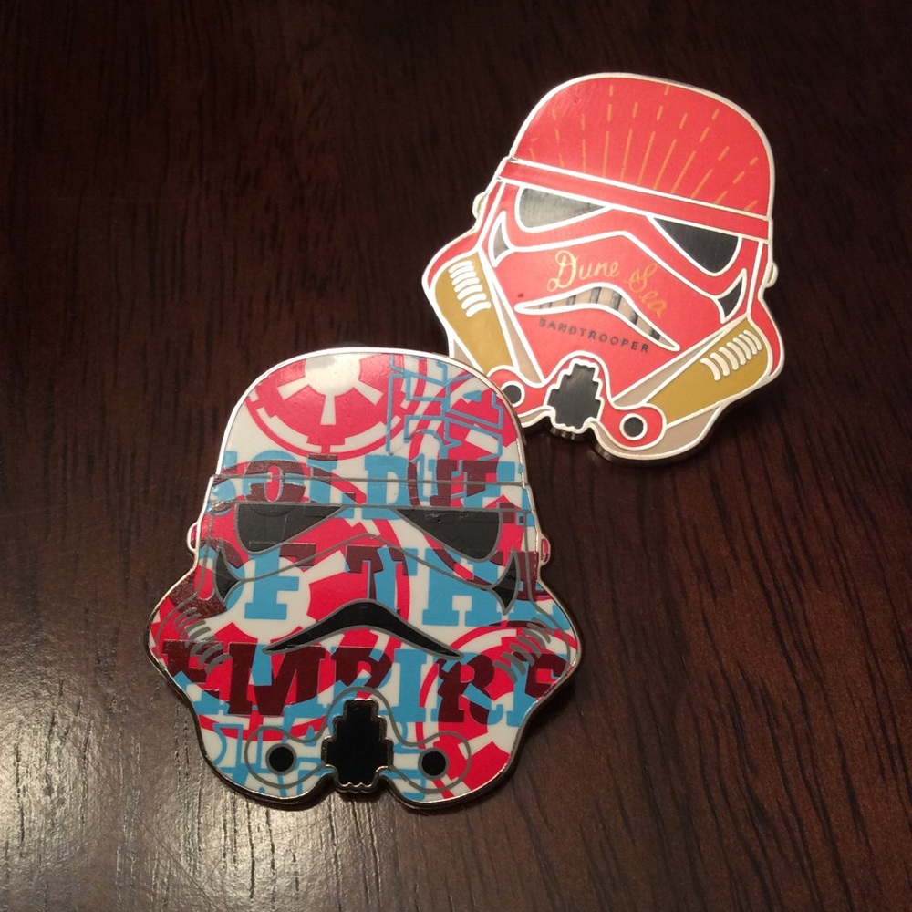 Disney Star Wars Helmet head pin set